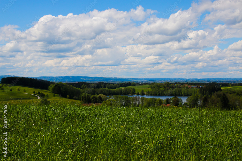 Fototapeta premium Riedering, Bayern