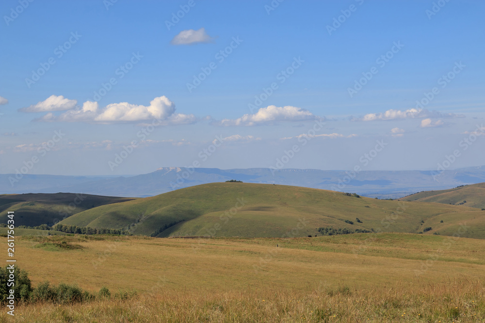 Panorama view of mountains and valley scenes in national park Dombay Panorama view of mountains and valley scenes in national park Dombay