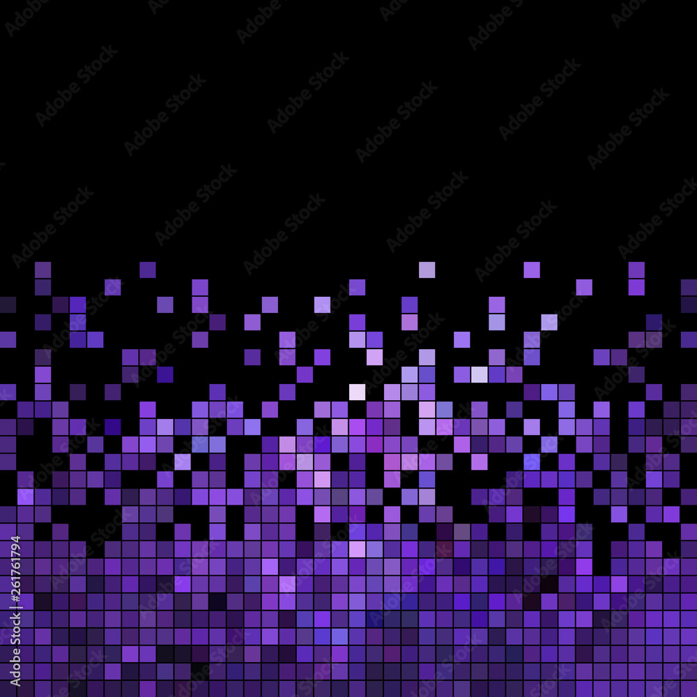 Fototapeta premium abstract vector square pixel mosaic background