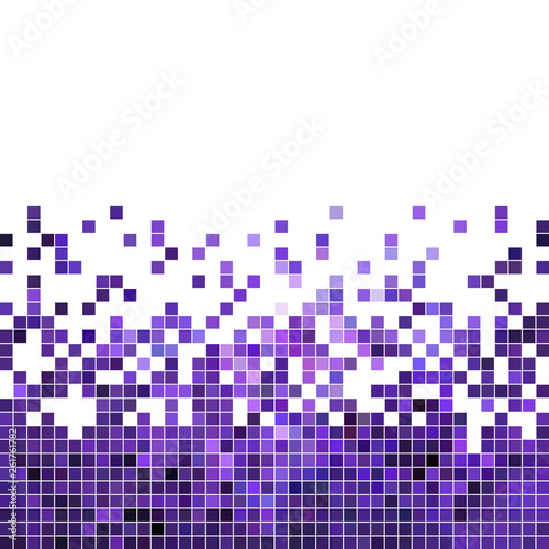 abstract vector square pixel mosaic background