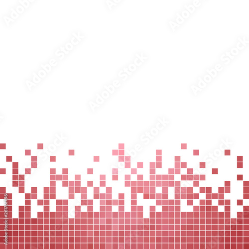 abstract vector square pixel mosaic background