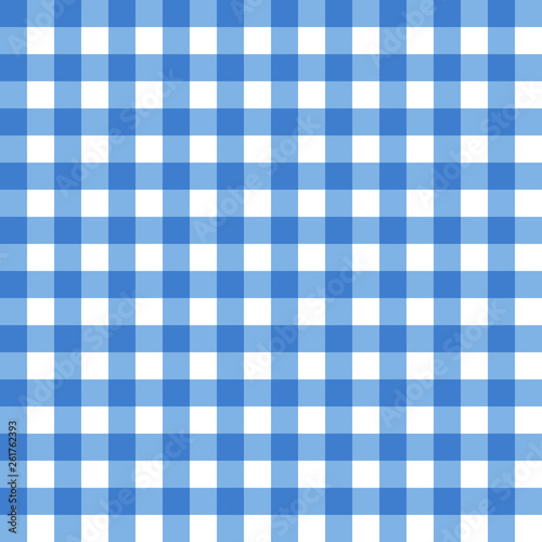 Blue tablecloth texture. Seamless background.
