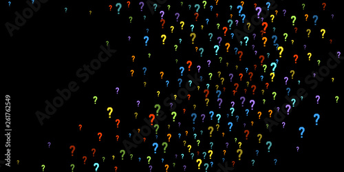 Question marks Quiz, doubt poll query public poll.