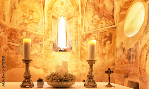 Famous medieval church of V...