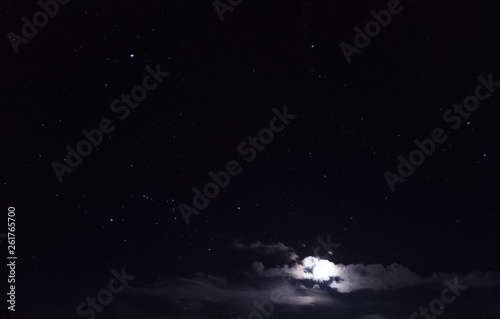 Moonlight and Sky from Serra da Mantiqueira, São Paulo, Brazil