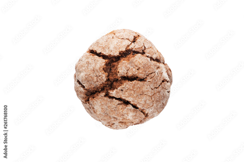 Naklejka premium cookie isolated on white background