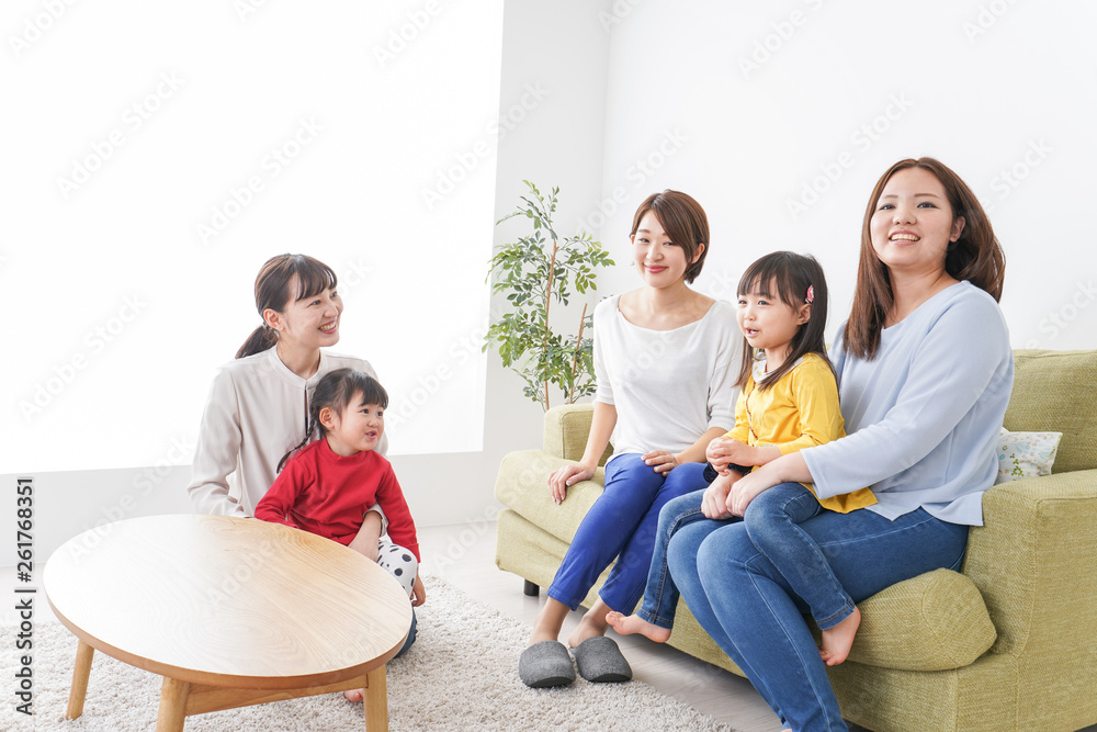 ママ友と子供たち