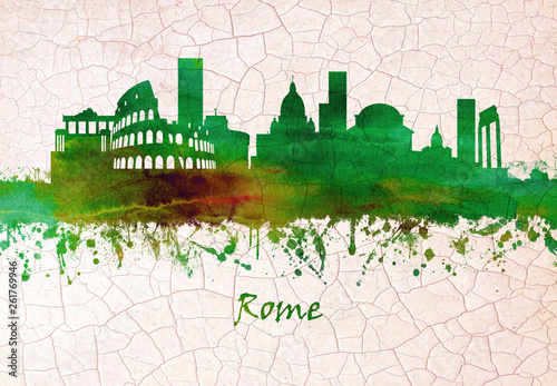 Rome Italy skyline