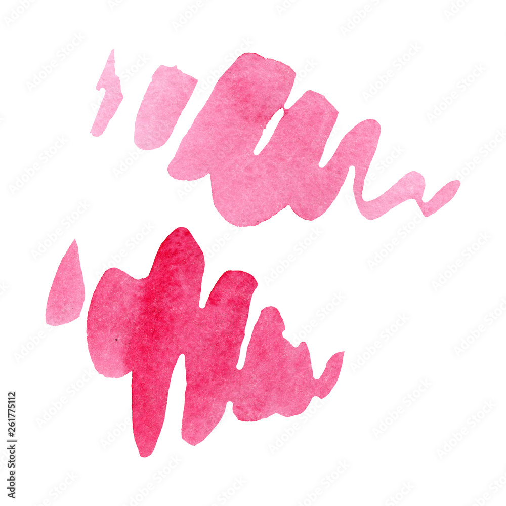 Abstract watercolor paper splash shapes isolated drawing. Illustration aquarelle for background. Abstract watercolor paper splash shapes isolated drawing. Illustration aquarelle for background.