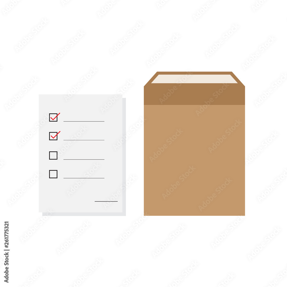 vector of close brown business envelope vector of close brown business envelope