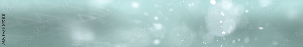 abstract narrow long background / glowing blurred winter background, snowflakes on a blurred multicolored background, abstraction winter