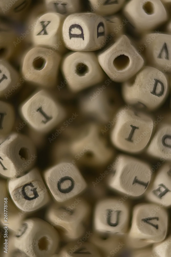 cubes beads letters alphabet / background of wooden cubes with alphabet letters, concept education reading, learning letters cubes beads letters alphabet / background of wooden cubes with alphabet letters, concept education reading, learning letters