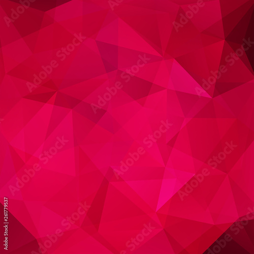 Pink polygonal vector background. Can be used in cover design, book design, website background. Vector illustration