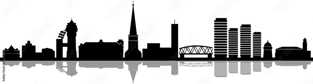 Obraz premium Mülheim Ruhr City Skyline