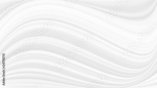 White background with wavy lines, pattern with a cosmic air pattern. Texture of smooth patterns for wallpaper in modern style.