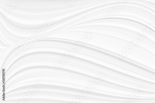 White background with wavy lines, pattern with a cosmic air pattern. Texture of smooth patterns for wallpaper in modern style.