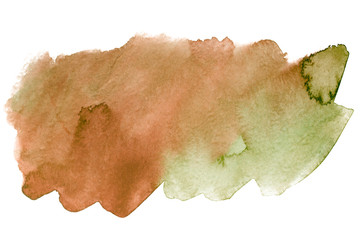 brown watercolor