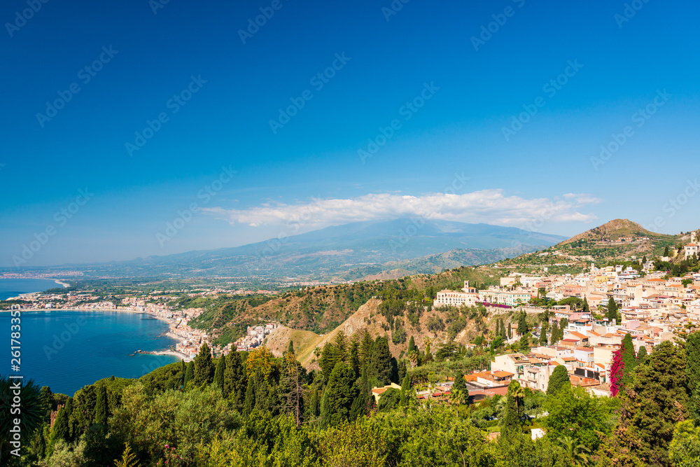 Obraz premium Taormina Sizilien