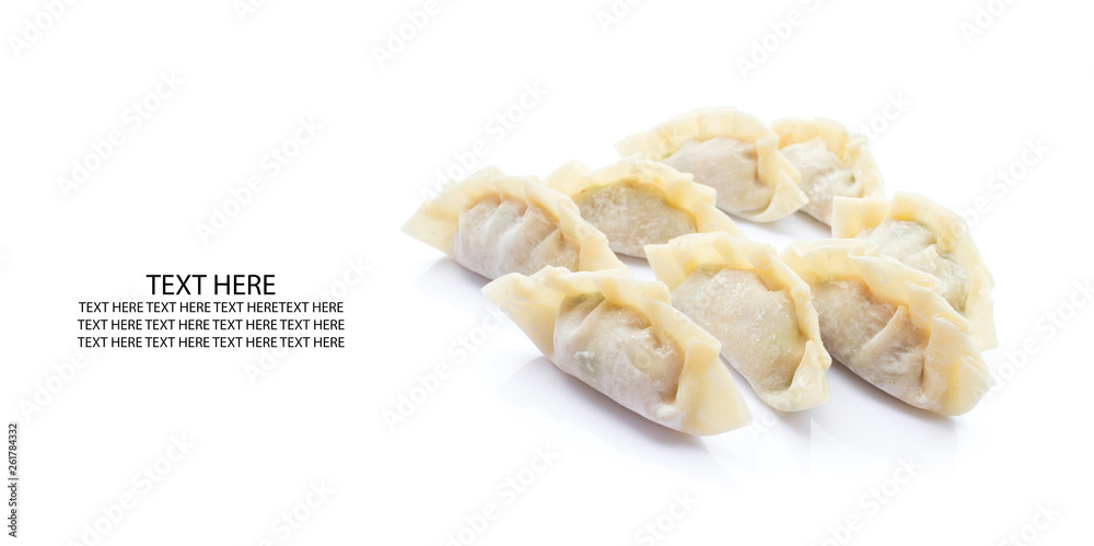 custom made wallpaper toronto digitalraw dumplings or gyoza isolated on white background