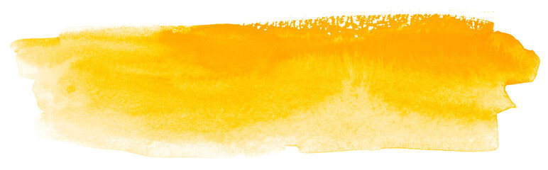 orange watercolor stain