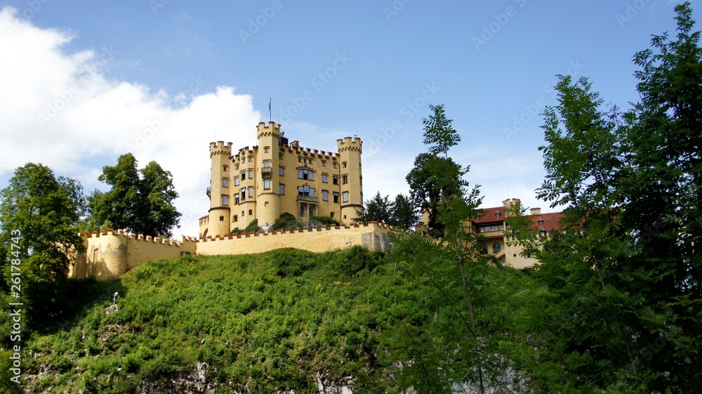 Le château de Hohenschwangau, Allemagne