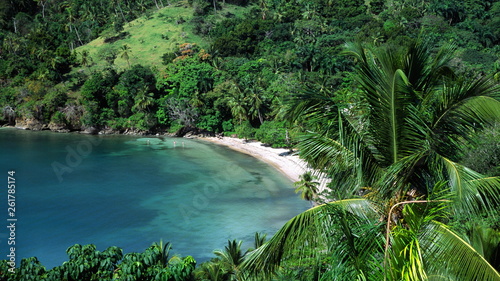 Cuadro en lienzo badebucht in samana,dom.rep.