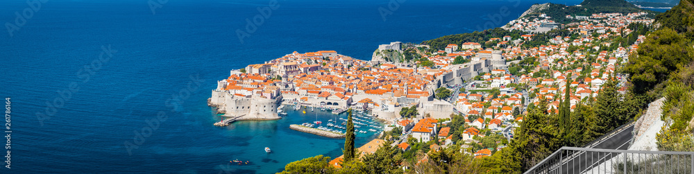 Old town of Dubrovnik in summer, Dalmatia, Croatia