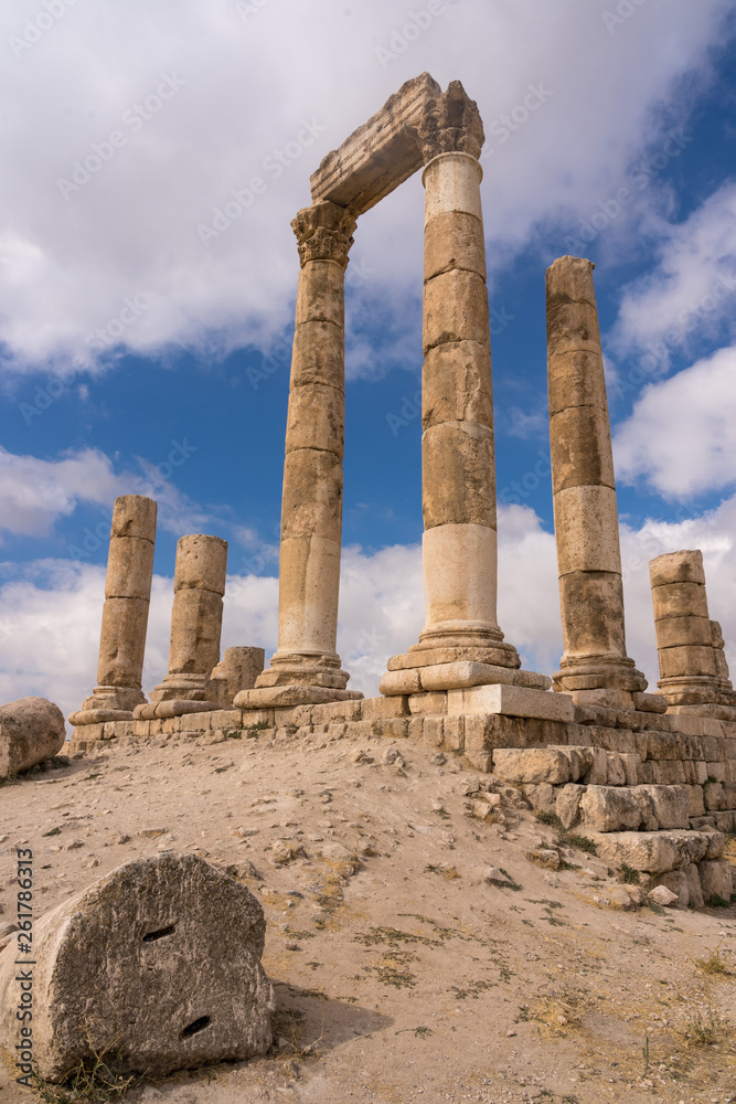 Temple of Hercules of the Amman ,Jordan