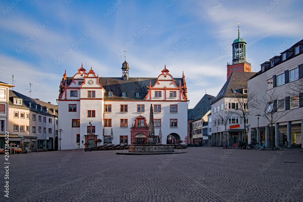 Das alte Rathaus in Darmstadt in Hessen, Deutschland 