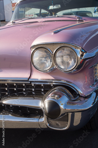 Car part art is specifically cropped to create interesting designs from classic American cars 04/06/2019 © David J. Shuler