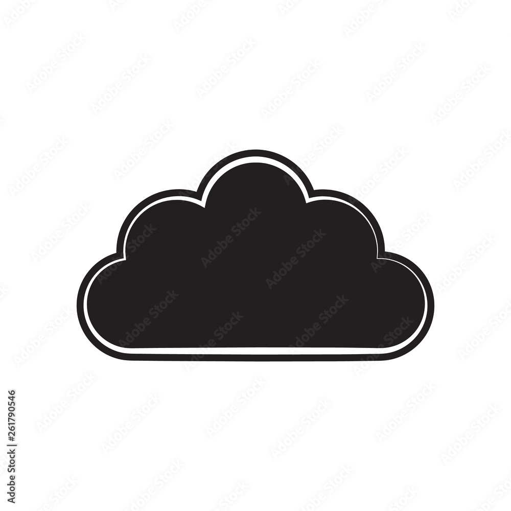 cloud sign icon. Element of Weather for mobile concept and web apps icon. Outline, thin line icon for website design and development, app development cloud sign icon. Element of Weather for mobile concept and web apps icon. Outline, thin line icon for website design and development, app development