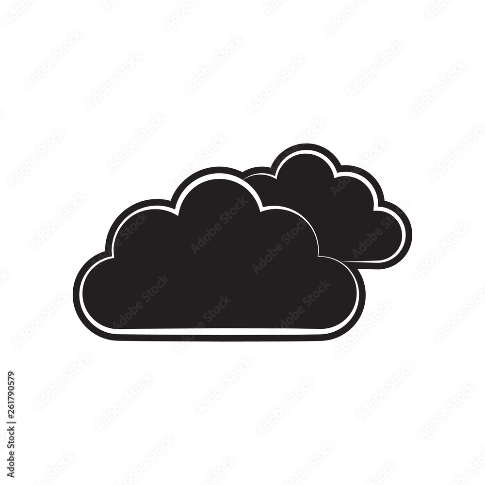 cloud sign icon. Element of Weather for mobile concept and web apps icon. Outline, thin line icon for website design and development, app development cloud sign icon. Element of Weather for mobile concept and web apps icon. Outline, thin line icon for website design and development, app development