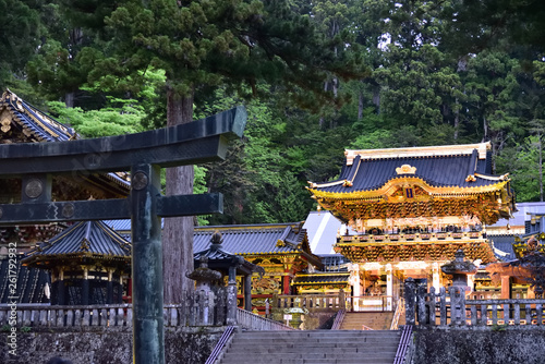 Gate of Japanese traditional shrine