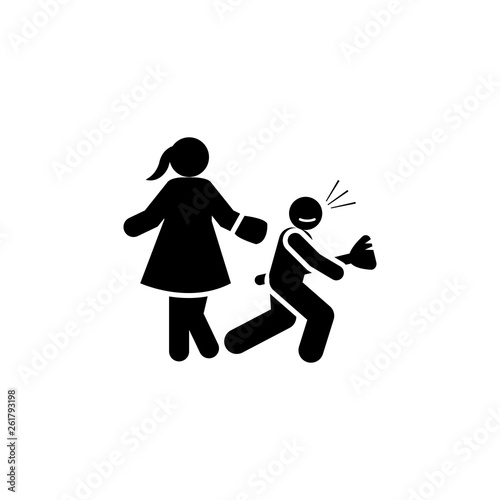Calm, parenting, running icon. Element of positive parenting icon. Premium quality graphic design icon. Signs and symbols collection icon for websites, web design