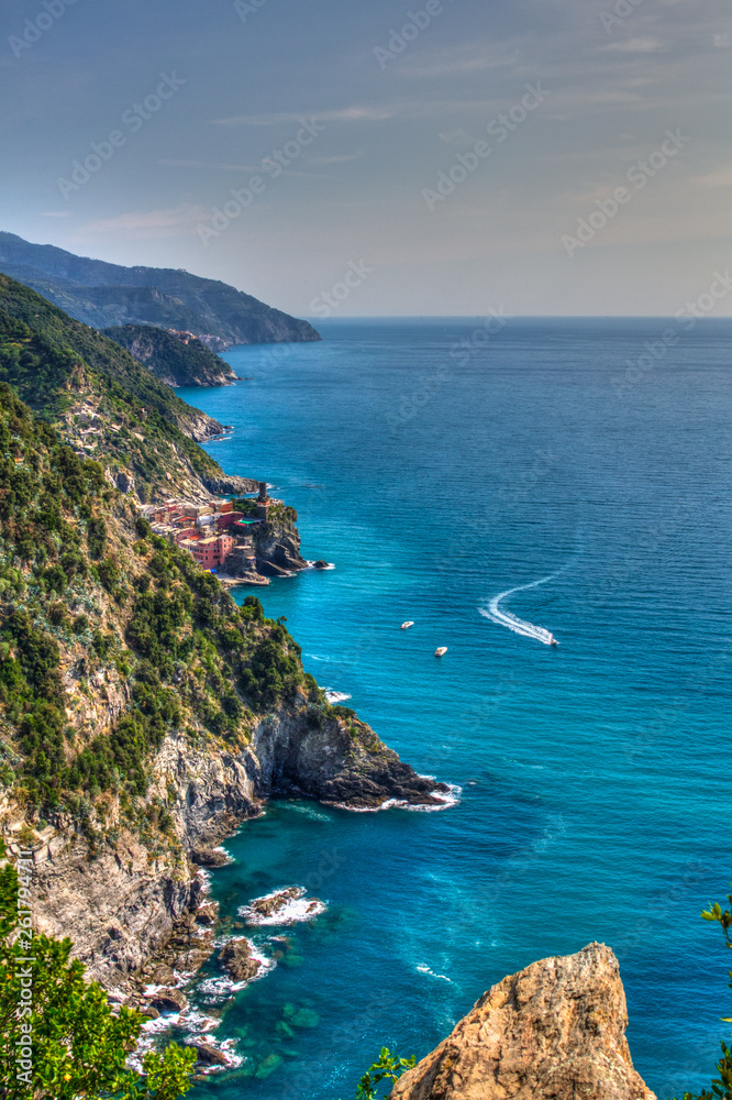 Küste der Cinque Terre in Italien