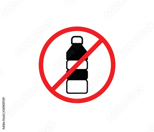 No plastic icon, plastic bag not allow, plastic bag on the sea