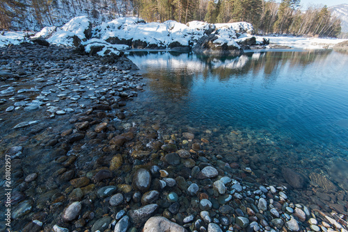Crystal pure water of blue ...