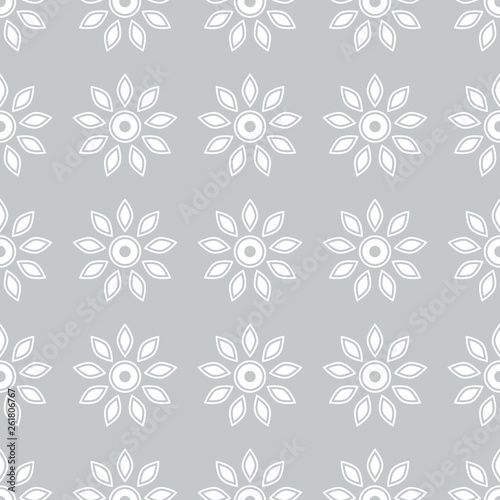 Light flower seamless patte...