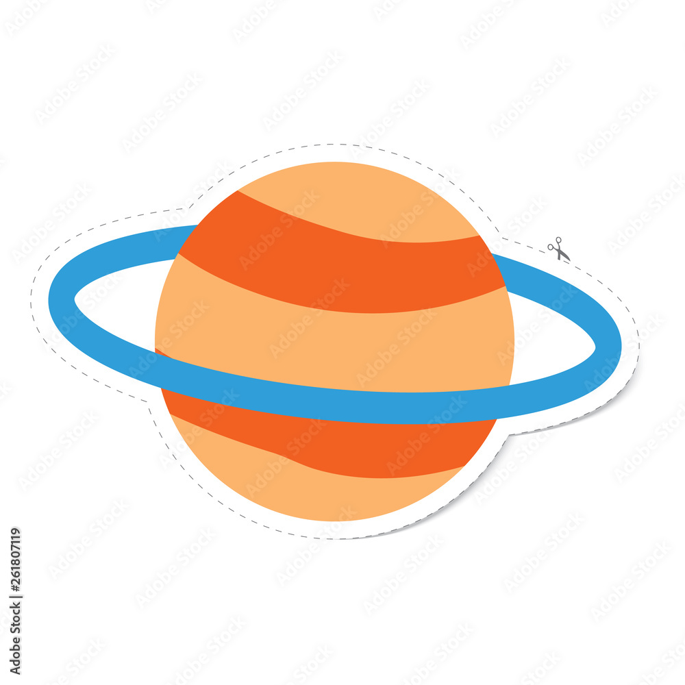 sticker planet vector sticker planet vector