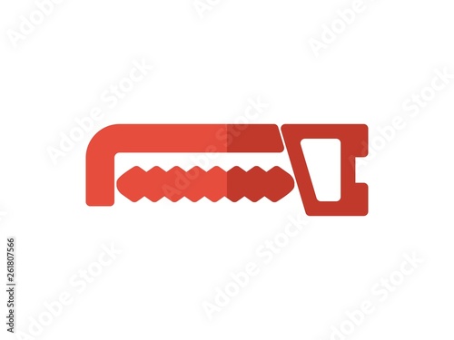 hacksaw flat vector icon