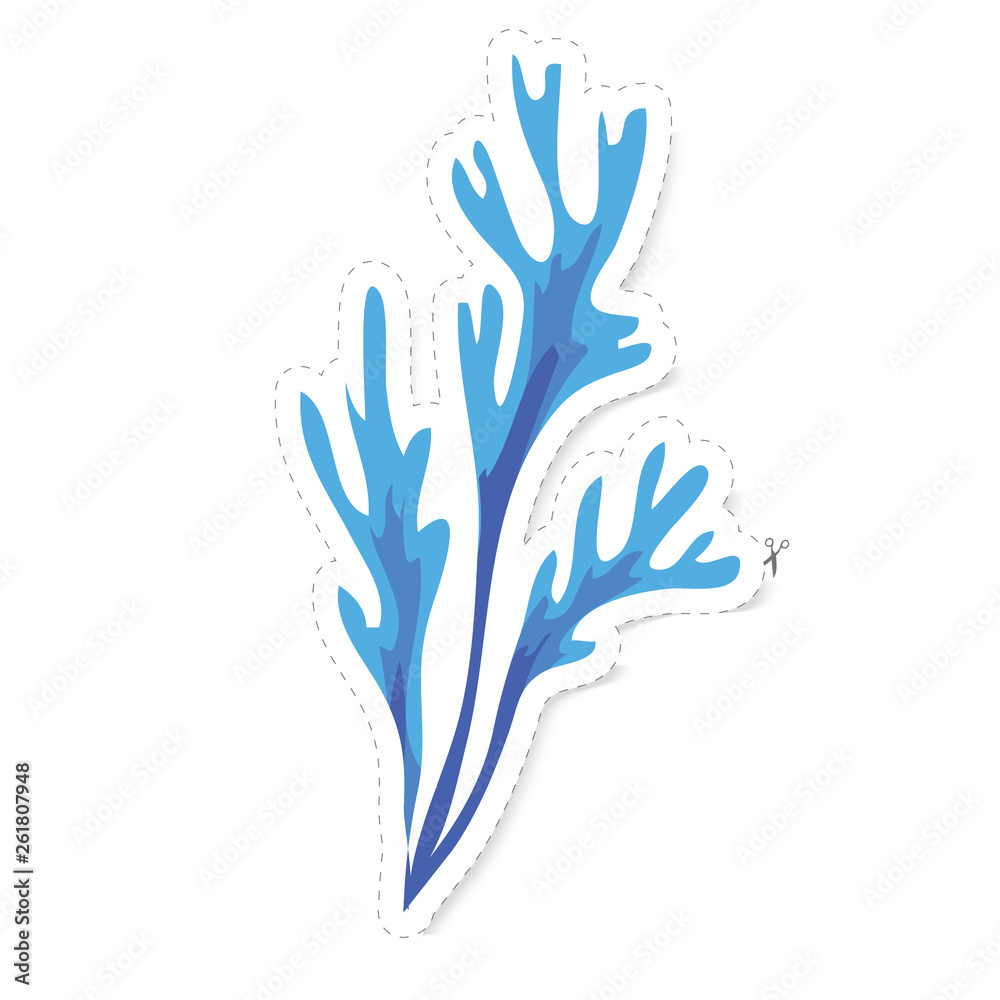 seaweed sticker vector seaweed sticker vector