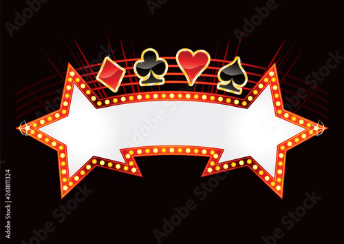 Invitation design for casino club