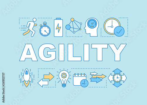 Agility word concepts banner