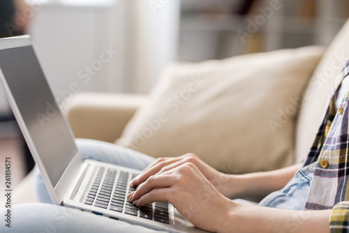 Using modern laptop at home