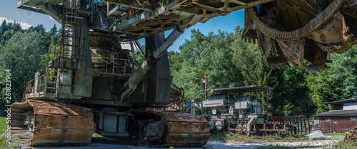 schaufelradbagger detail panorama