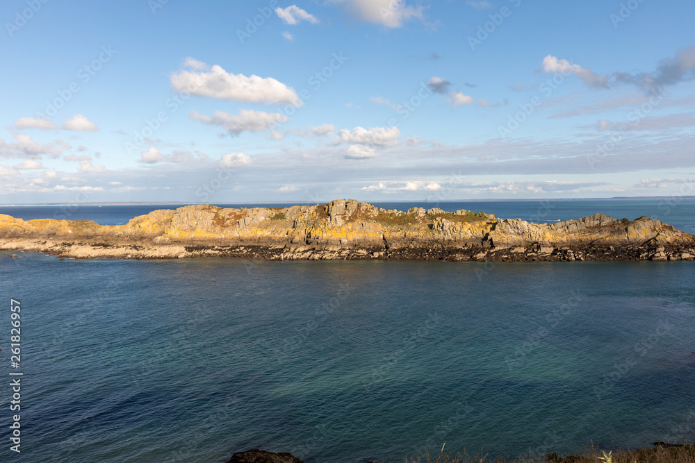 Pointe du Grouin in Cancale. Emerald Coast, Brittany, France , Pointe du Grouin in Cancale. Emerald Coast, Brittany, France ,