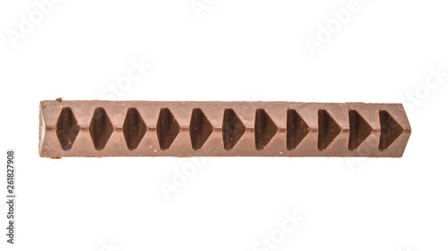 chocolate on isolated white background