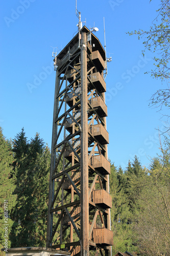 Raiffeisenturm im Westerwald, Aussichtsturm, Mobilfunkmast photo