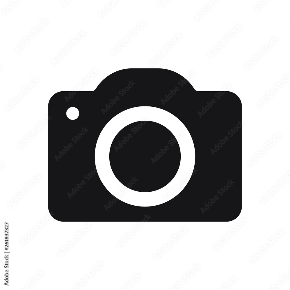 Photo camera vector icon Photo camera vector icon