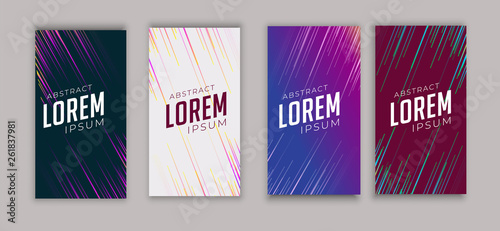 Abstract Speed Lines Modern Banner